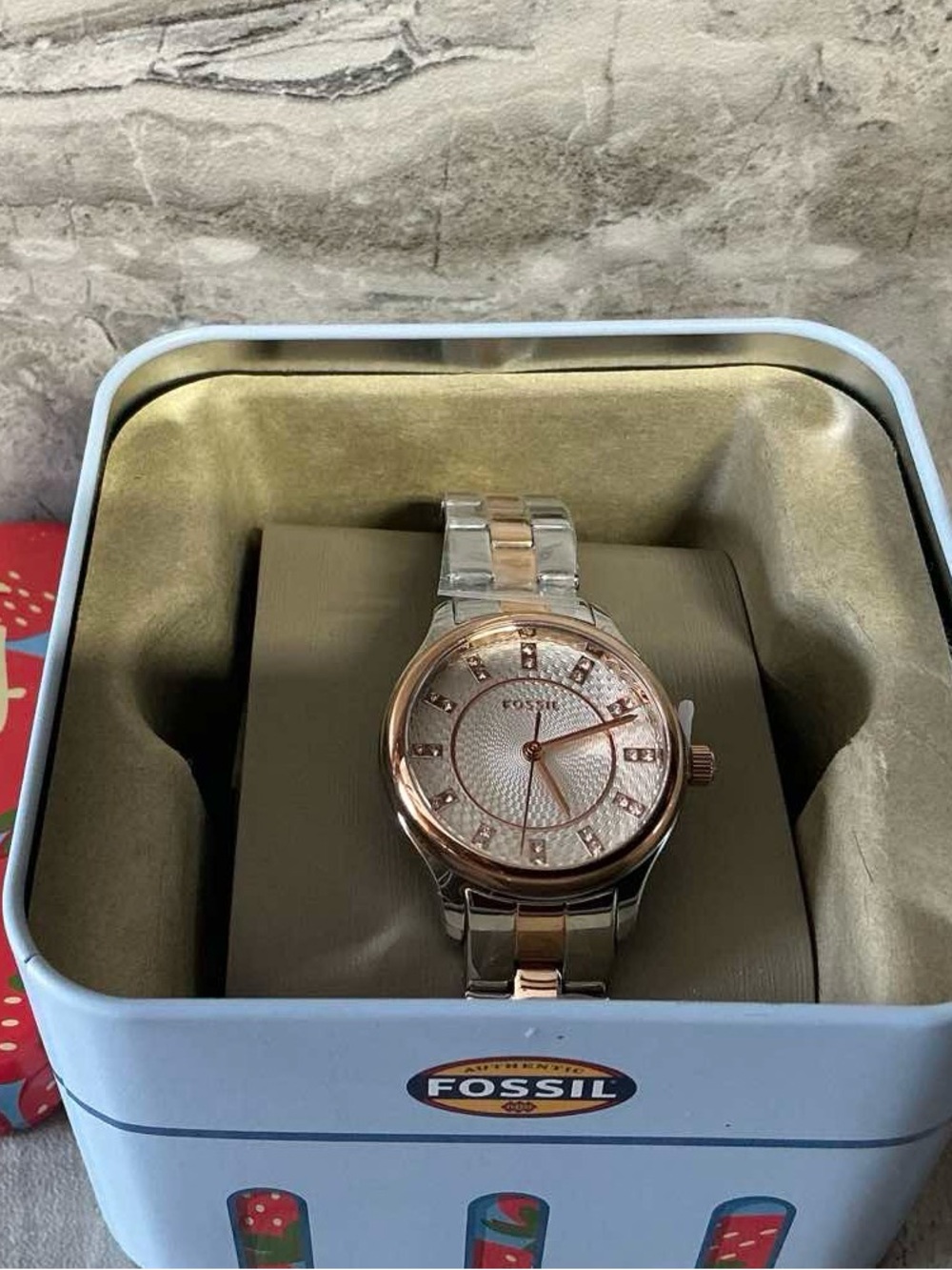 Fossil Modern Sophisticate Three-Hand Two-Tone Stainless Steel Watch - Picture 5 of 6